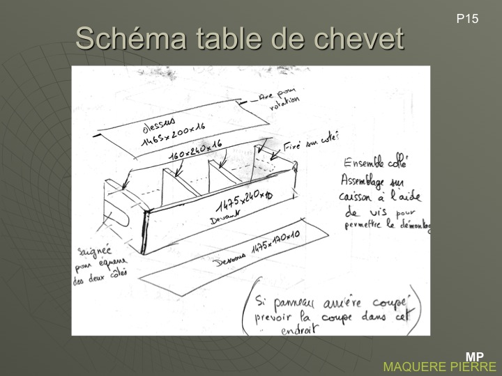 plan lit relevable au plafond